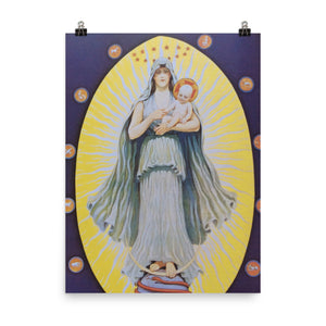 John Augustus Knapp - Celestial Virgin with Sun God in her arms
