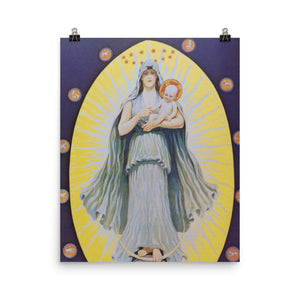 John Augustus Knapp - Celestial Virgin with Sun God in her arms