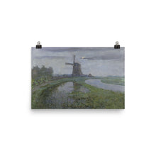 Load image into Gallery viewer, Piet Mondrian - Oostzijdse Mill along the River Gein by Moonlight
