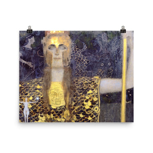 Gustav Klimt - Pallas Athena - painting