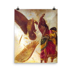 Raja Ravi Varma - Jatayu Vadham