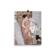 Load image into Gallery viewer, Joaquín Sorolla y Bastida - The Pink Robe. After the Bath
