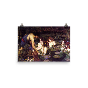 John William Waterhouse - Hylas and the Nymphs - painting