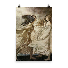 Load image into Gallery viewer, Arthur Rackham - Scene from Richard Wagner&#39;s operatic Ring Cycle
