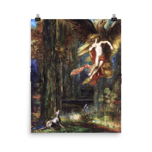 Gustave Moreau - The Abduction of Ganymède - painting