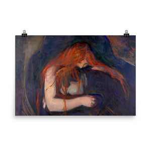 Edvard Munch - Vampire - painting