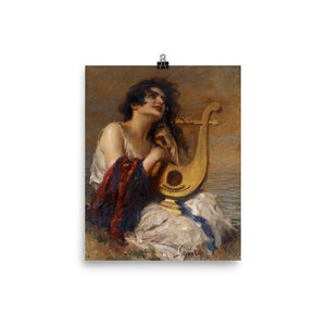 Leopold Schmutzler - Girl with Lyre