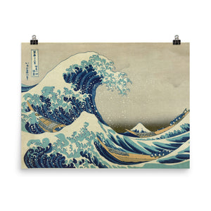 Katsushika Hokusai - The Great Wave off Kanagawa - painting