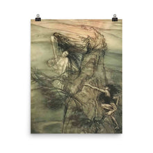 Load image into Gallery viewer, Arthur Rackham - Illustration for Richard Wagner&#39;s Ring Cycle (No. 1)
