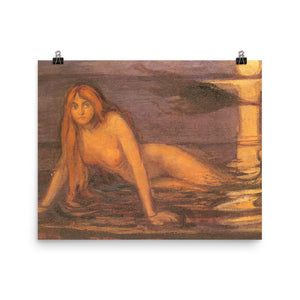 Edvard Munch - Lady from the sea - painting