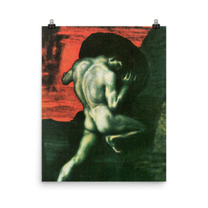 Franz Stuck - Sisyphus - painting