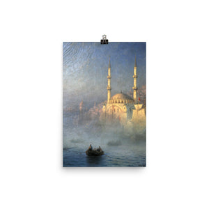 Ivan Aivazovsky - Constantinople the mosque of Top-Kahn