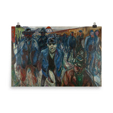 Load image into Gallery viewer, Edvard Munch - Workers on their Way Home - painting
