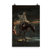 Load image into Gallery viewer, Adam (Albert) Chmielowski - Death and conflagration - Macabre Decor, Art Print, Occult Painting, Grotesque Art, Dark Artwork, Evil, Hellish
