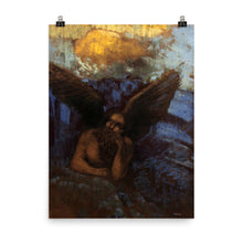 Load image into Gallery viewer, Odilon Redon - Winged Sphinx leaning on a rock
