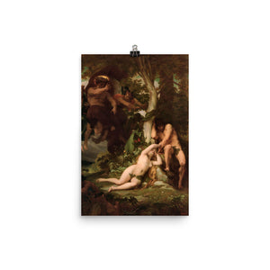 Alexandre Cabanel - Expulsion of Adam and Eve; Paradise Lost