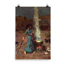 Load image into Gallery viewer, John William Waterhouse - The Magic Circle - painting
