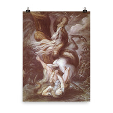 Load image into Gallery viewer, Henry Fuseli - Horseman attacked by giant snake
