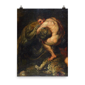 Peter Paul Rubens - hercules and the nemeo lion