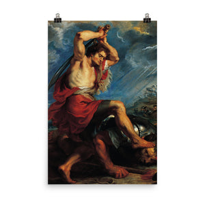 Peter Paul Rubens - David Slaying Goliath - painting