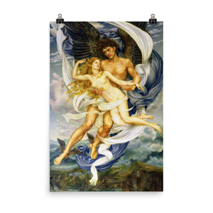 Evelyn De Morgan - Boreas and Oreithyia