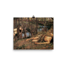 Load image into Gallery viewer, John William Waterhouse - A Naiad (Hylas with a Nymph) - painting
