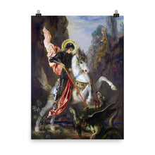 Load image into Gallery viewer, Gustave Moreau - Saint George and the Dragon - painting
