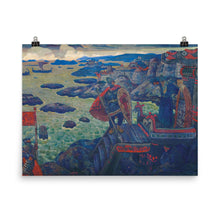 Load image into Gallery viewer, Nicholas Roerich - Ready for the Campaign (The Varangian Sea)
