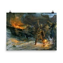 Load image into Gallery viewer, Frank Dicksee - A Viking Raid
