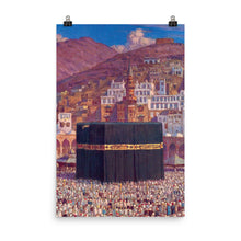 Load image into Gallery viewer, Etienne Dinet - The Prayer around the sacred temple of Kaaba in Mekka
