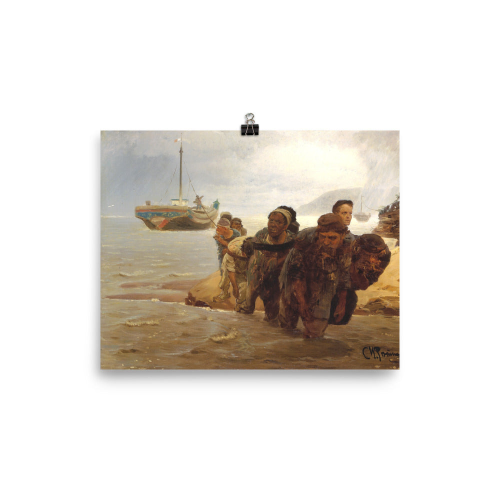 Ilya Repin - Barge Haulers Wading