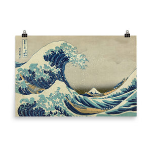 Katsushika Hokusai - The Great Wave off Kanagawa - painting