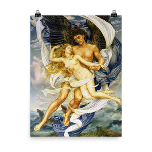 Evelyn De Morgan - Boreas and Oreithyia