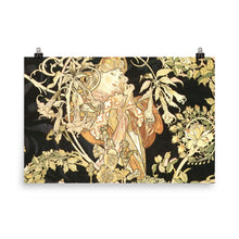 Load image into Gallery viewer, Alphonse Mucha - Geisha Black
