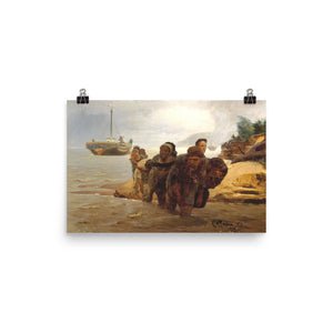 Ilya Repin - Barge Haulers Wading