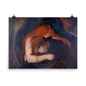 Edvard Munch - Vampire - painting