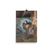 Load image into Gallery viewer, Gaston Bussiere - Sea Nymphs at a Grotto
