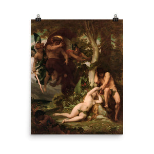 Alexandre Cabanel - Expulsion of Adam and Eve; Paradise Lost