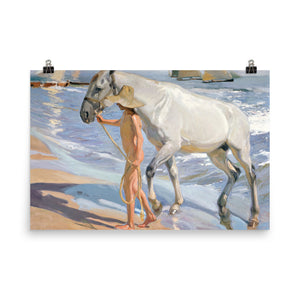 Joaquín Sorolla y Bastida - The Horses Bath