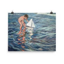 Load image into Gallery viewer, Joaquín Sorolla y Bastida - The Little Sailing Boat
