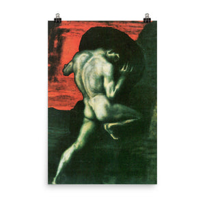 Franz Stuck - Sisyphus - painting