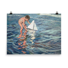 Load image into Gallery viewer, Joaquín Sorolla y Bastida - The Little Sailing Boat
