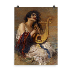 Leopold Schmutzler - Girl with Lyre