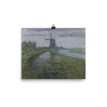 Load image into Gallery viewer, Piet Mondrian - Oostzijdse Mill along the River Gein by Moonlight
