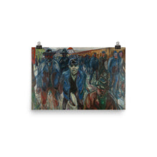 Load image into Gallery viewer, Edvard Munch - Workers on their Way Home - painting
