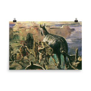 Lovis Corinth - The Trojan horse