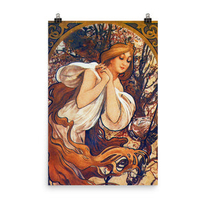 Alphonse Mucha - Four Seasons - Spring