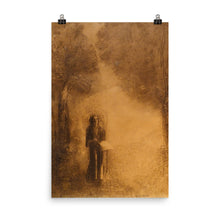 Load image into Gallery viewer, Odilon Redon - The Wanderer, Study for &#39;Walking Buddha&#39; (Figure with Book)
