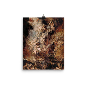 Peter Paul Rubens - The Fall of the Damned - painting