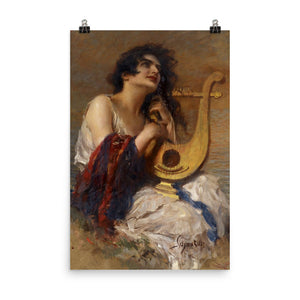 Leopold Schmutzler - Girl with Lyre